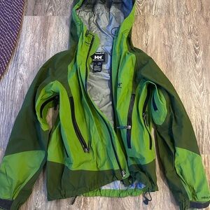 Helly Hansen Lime and Gray Jacket